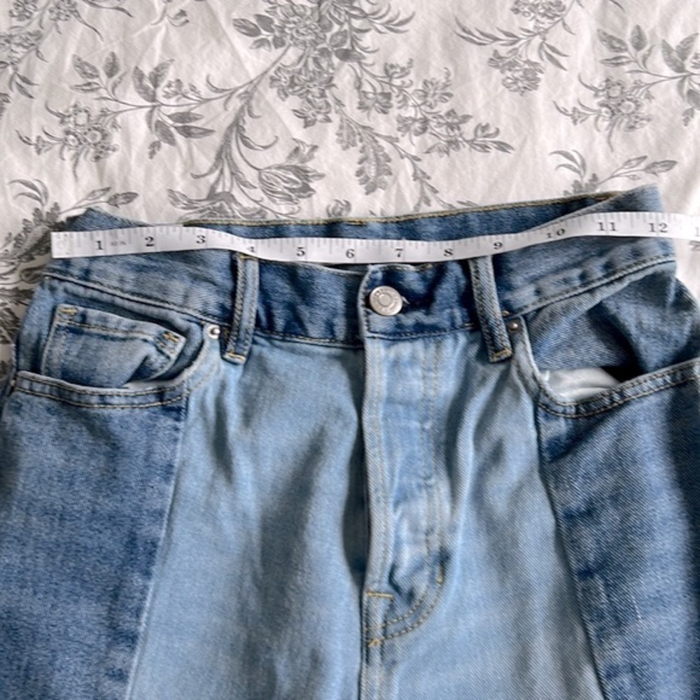 PacSun Two Panel High Waisted Straight Leg Jeans - Picture 8 of 9